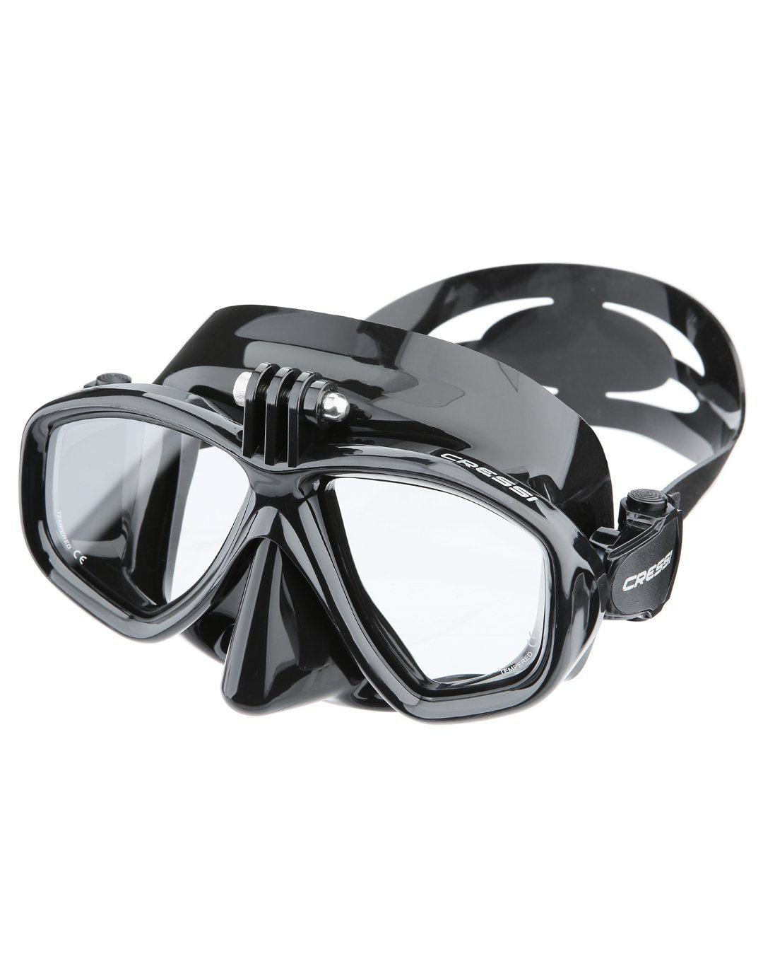 Cressi ACTION Scuba Diving Mask With Go Pro Camera Mount – HYDRONE