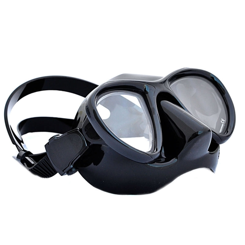 Palantic Spearfishing Free Dive Low Volume Black Mask With Mirror Coated  Lenses - scubachoice